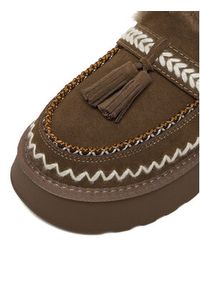 Badura Śniegowce EO-CRYSTAL-TS6291 Brązowy. Kolor: brązowy. Materiał: zamsz, skóra #3