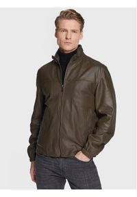 BOSS - Boss Kurtka skórzana Jasis 50476955 Brązowy Regular Fit. Kolor: brązowy. Materiał: skóra #1