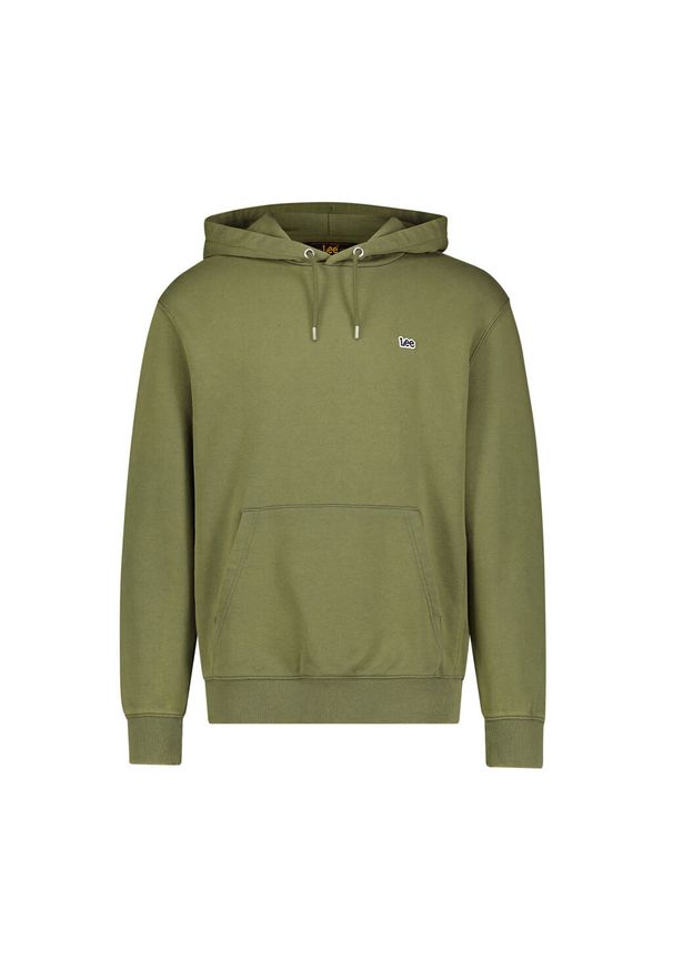Lee - LEE MĘSKA BLUZA PLAIN HOODIE MERCANTILE GREEN 112355733 L80Y008526