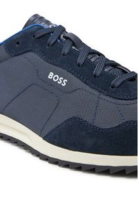 BOSS - Boss Sneakersy Zayn Lowp Sdtx 50517276 Granatowy. Kolor: niebieski. Materiał: materiał #5