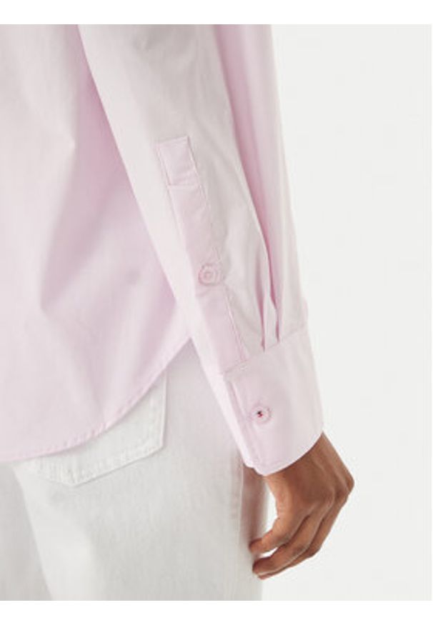TOMMY HILFIGER - Tommy Hilfiger Koszula WW0WW47169 Różowy Regular Fit. Kolor: różowy. Materiał: bawełna
