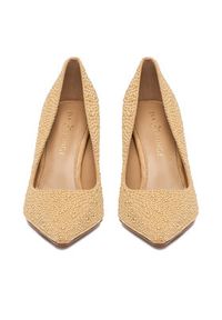 Eva Minge Szpilki EO-SIAN-1797-181 Złoty. Kolor: złoty. Materiał: skóra, zamsz. Obcas: na szpilce #7