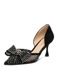 Eva Minge Szpilki EO-AVA-78096-202 Czarny. Kolor: czarny. Materiał: zamsz, skóra. Obcas: na szpilce #9