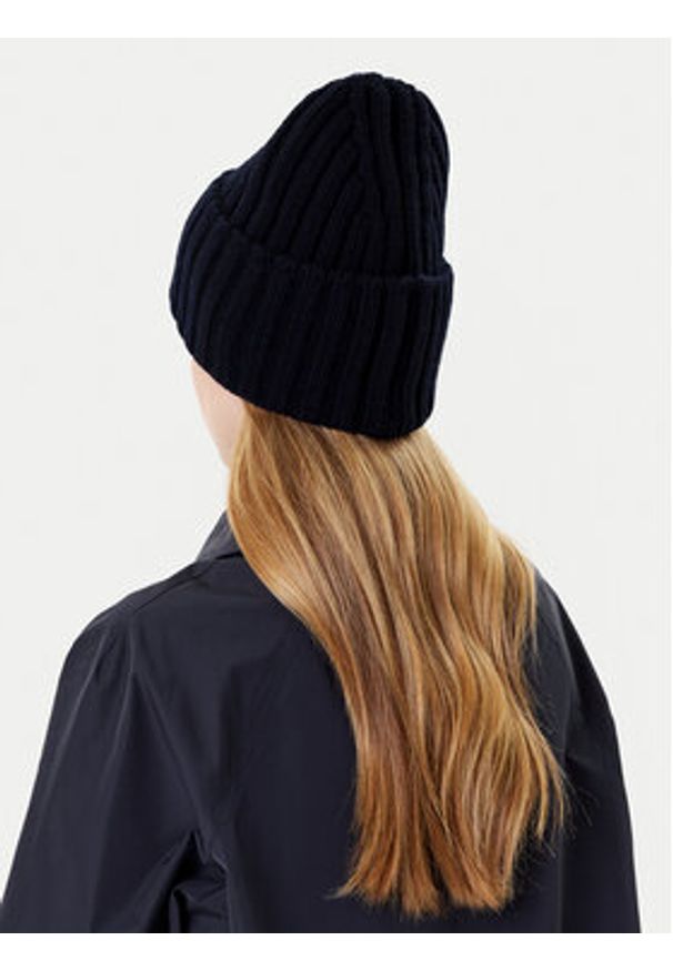 TOMMY HILFIGER - Tommy Hilfiger Czapka Th Crest Fluffy AW0AW18210 Granatowy. Kolor: niebieski. Materiał: wełna