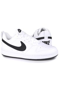 Damskie buty sportowe Nike COURT BOROUGH LOW RECRAFT. Kolor: czarny, biały, wielokolorowy. Model: Nike Court. Sport: turystyka piesza