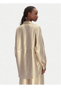 ACCESS FASHION Koszula 53-7016-922 Złoty Loose Fit. Kolor: złoty. Materiał: syntetyk #4