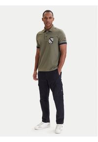 Aeronautica Militare Polo 261PO1915UP00191 Zielony Regular Fit. Typ kołnierza: polo. Kolor: zielony. Materiał: bawełna #3