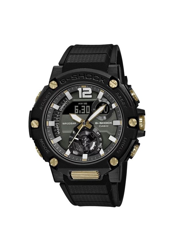 Casio - CASIO PROMOCJA ZEGAREK G-SHOCK Solar Gift Box Bluetooth GST-B300B-1AER. Rodzaj zegarka: cyfrowe. Materiał: tworzywo sztuczne. Styl: sportowy