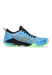 Buty do squasha męskie Asics Blast FF 3. Kolor: zielony, wielokolorowy, niebieski, żółty