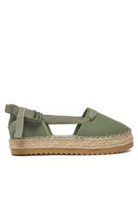 DeeZee Espadryle ZYLS093 Zielony. Kolor: zielony. Materiał: materiał