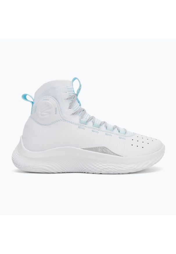 Buty do koszykówki Under Armour CURRY 4 FLOTRO. Kolor: biały. Sport: koszykówka