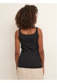 Kaffe Top Carna 10507348 Czarny Shaped Fit. Kolor: czarny. Materiał: bawełna #6