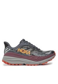 HOKA - Hoka Buty do biegania Stinson 7 1141530 Szary. Kolor: szary. Materiał: materiał