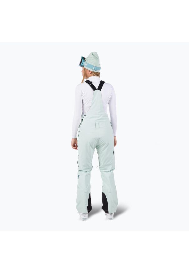 Spodnie narciarskie damskie Rossignol Relax Bib. Kolor: szary. Sezon: zima. Sport: narciarstwo