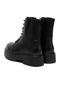 DeeZee Trzewiki 13123-1-BLACK PU Czarny. Kolor: czarny. Materiał: materiał #7