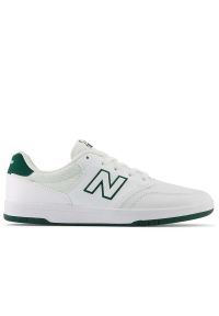 Buty New Balance Numeric NM425JLT - białe. Kolor: biały. Materiał: guma, materiał, skóra. Szerokość cholewki: normalna. Sport: skateboard