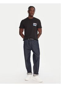 Tommy Jeans T-Shirt DM0DM21980 Czarny Regular Fit. Kolor: czarny. Materiał: bawełna #4