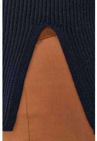 Max Mara Leisure - Sweter. Okazja: na co dzień. Kolor: niebieski. Materiał: dzianina. Długość rękawa: długi rękaw. Długość: długie. Styl: casual #4