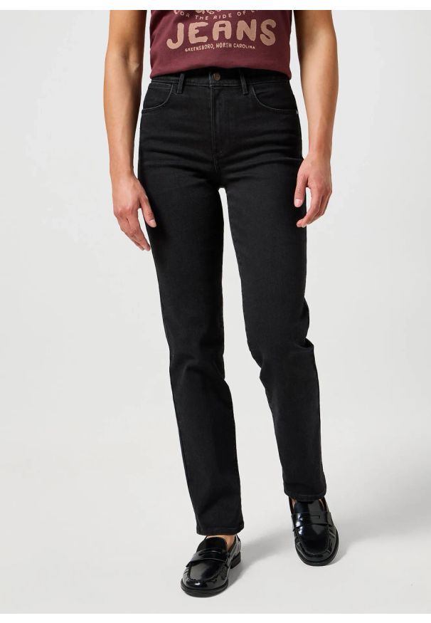 Wrangler - WRANGLER DAMSKIE SPODNIE JEANSOWE WRANGLER STRAIGHT DRAINPIPE 112356392