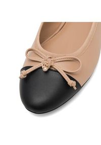 Nine West Baleriny 122AL4108 Beżowy. Kolor: beżowy. Materiał: skóra #3