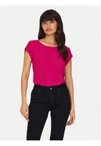 only - ONLY Bluzka 15142784 Różowy Regular Fit. Kolor: różowy. Materiał: syntetyk #6