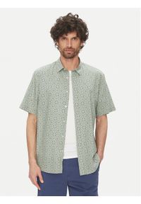 Selected Homme Koszula New Linen 16079053 Zielony Regular Fit. Kolor: zielony. Materiał: bawełna