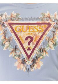 Guess T-Shirt W5YI08 J1314 Niebieski Regular Fit. Kolor: niebieski. Materiał: bawełna #3