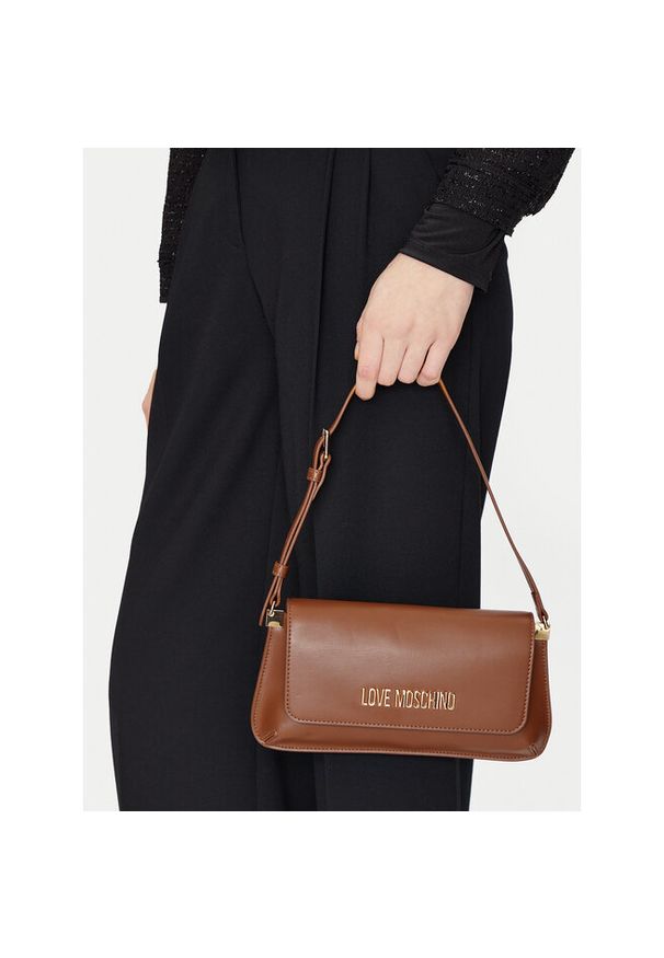 Love Moschino - Torebka LOVE MOSCHINO. Kolor: brązowy