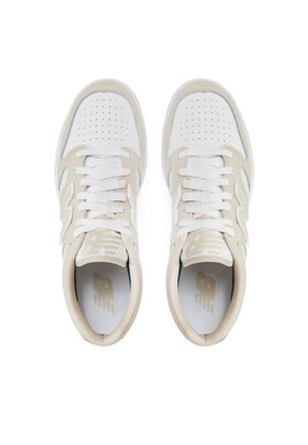 New Balance Sneakersy BB480LBB Beżowy. Kolor: beżowy. Materiał: skóra