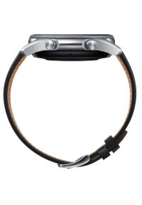 Smartwatch SAMSUNG Galaxy Watch 3 SM-R840N 45mm Srebrny. Rodzaj zegarka: smartwatch. Kolor: srebrny. Materiał: skóra. Styl: elegancki #5