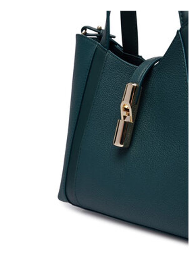Furla Torebka Goccia S WB01789 BX3353 CN 4907S Zielony ciemny. Kolor: zielony. Materiał: skórzane