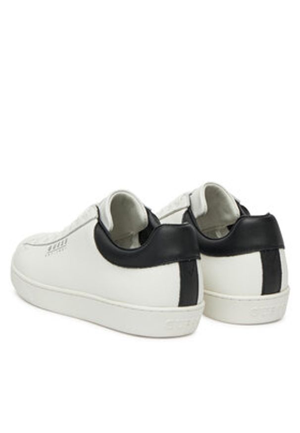 Guess Sneakersy FMTNOL FAB12 Biały. Kolor: biały. Materiał: skóra