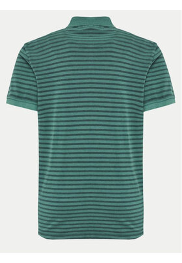 Blend Polo 20716908 Zielony Regular Fit. Typ kołnierza: polo. Kolor: zielony. Materiał: bawełna