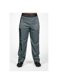 GORILLA WEAR - Spodnie fitness męskie Gorilla Wear Mercury Mesh Pants. Kolor: szary, czarny, wielokolorowy. Materiał: mesh. Sport: fitness #1