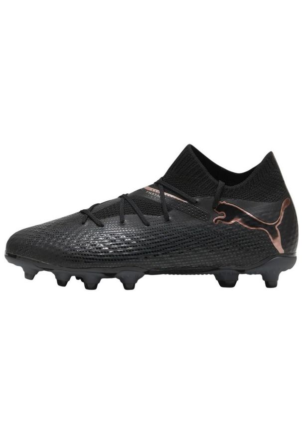 Puma - Buty Piłkarskie Dla Dzieci Future 7 Pro FG/AG. Kolor: czarny. Sport: piłka nożna