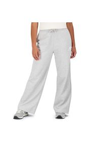 Spodnie New Balance WP31516AG - szare. Kolor: szary. Materiał: dresówka, bawełna, poliester