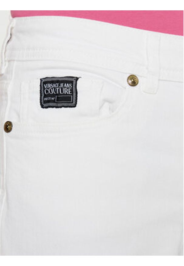 Versace Jeans Couture Jeansy 78HAB561 Biały Wide Leg. Kolor: biały