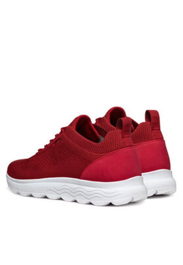 Geox Sneakersy U Spherica U15BYA 0005Z C7000 Czerwony. Kolor: czerwony. Materiał: materiał