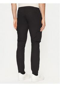 Calvin Klein Jeans Joggery Skinny Cargo J30J327614 Czarny Skinny Fit. Kolor: czarny. Materiał: bawełna