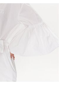 TwinSet - TWINSET Sukienka koszulowa 231TT2045 Biały Regular Fit. Kolor: biały. Materiał: bawełna. Typ sukienki: koszulowe