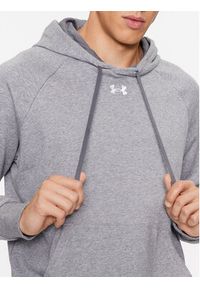 Under Armour Bluza Ua Rival Fleece Hoodie 1379757 Szary Loose Fit. Kolor: szary. Materiał: bawełna