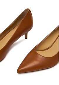 Lauren Ralph Lauren - LAUREN RALPH LAUREN Czółenka 802P09030002 Brązowy. Kolor: brązowy. Materiał: skóra #4