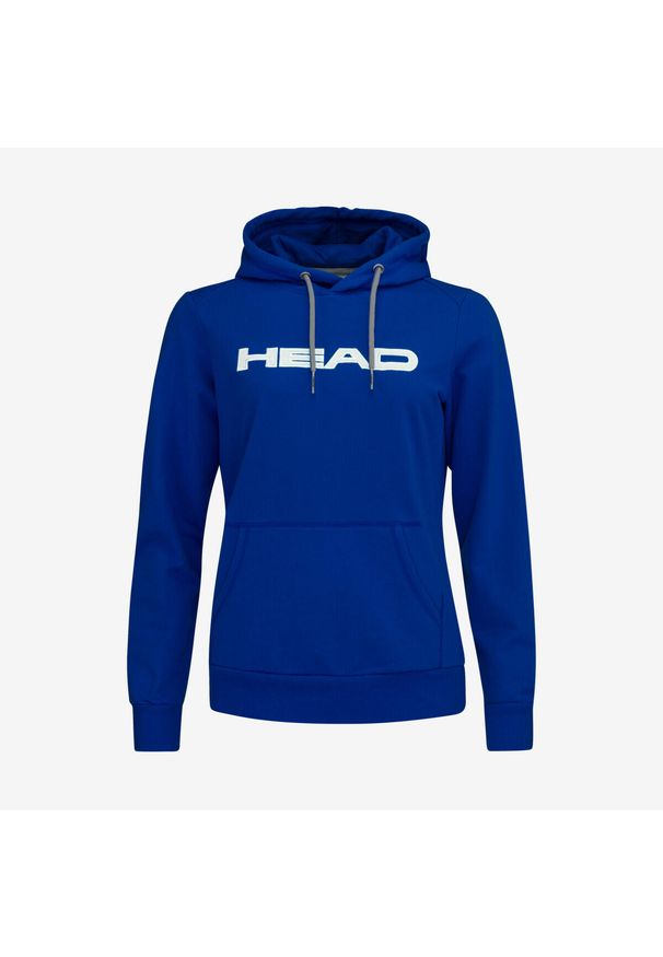 Head - Bluza z kapturem damska Club Rosie. Typ kołnierza: kaptur. Kolor: niebieski. Materiał: bawełna, materiał, tkanina, poliester