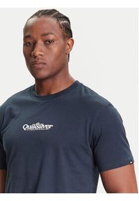 Quiksilver T-Shirt EQYZT08174 Granatowy Regular Fit. Kolor: niebieski. Materiał: bawełna #3