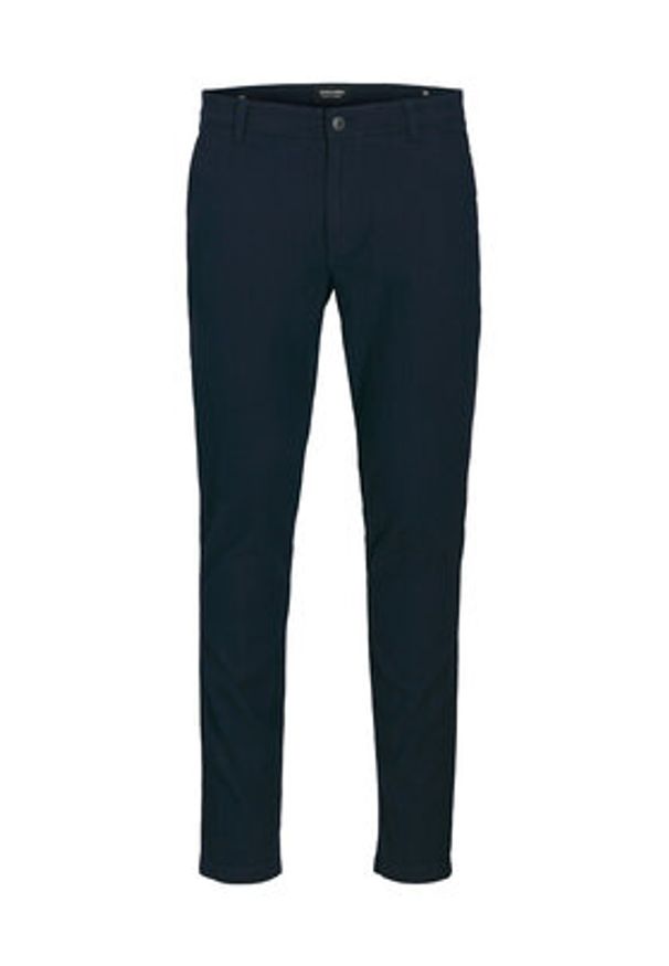 Jack & Jones Chinosy Marco Bowie 12279659 Niebieski Slim Fit. Kolor: niebieski. Materiał: bawełna