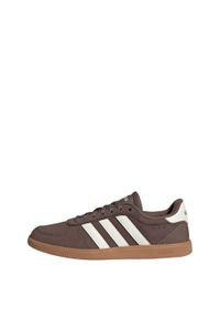 Adidas - Buty Breaknet Sleek. Kolor: brązowy, biały, wielokolorowy, beżowy. Materiał: tkanina. Wzór: gładki. Styl: sportowy