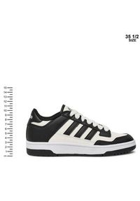 Adidas - adidas Sneakersy Rapid Court Low JR0166 Czarny. Kolor: czarny. Materiał: skóra #4