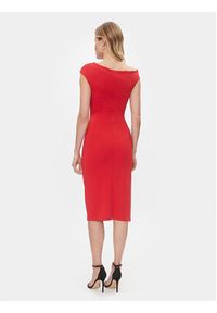 Rinascimento Sukienka koktajlowa CFC0117806003 Czerwony Regular Fit. Kolor: czerwony. Materiał: syntetyk. Styl: wizytowy