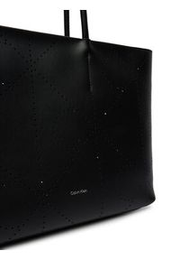 Calvin Klein Torebka Emblem Aop Perfor Lthr Tote LV04F3359G Czarny. Kolor: czarny. Materiał: skórzane #5