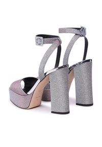 Giuseppe Zanotti Sandały I000010 Srebrny. Kolor: srebrny. Materiał: materiał #3